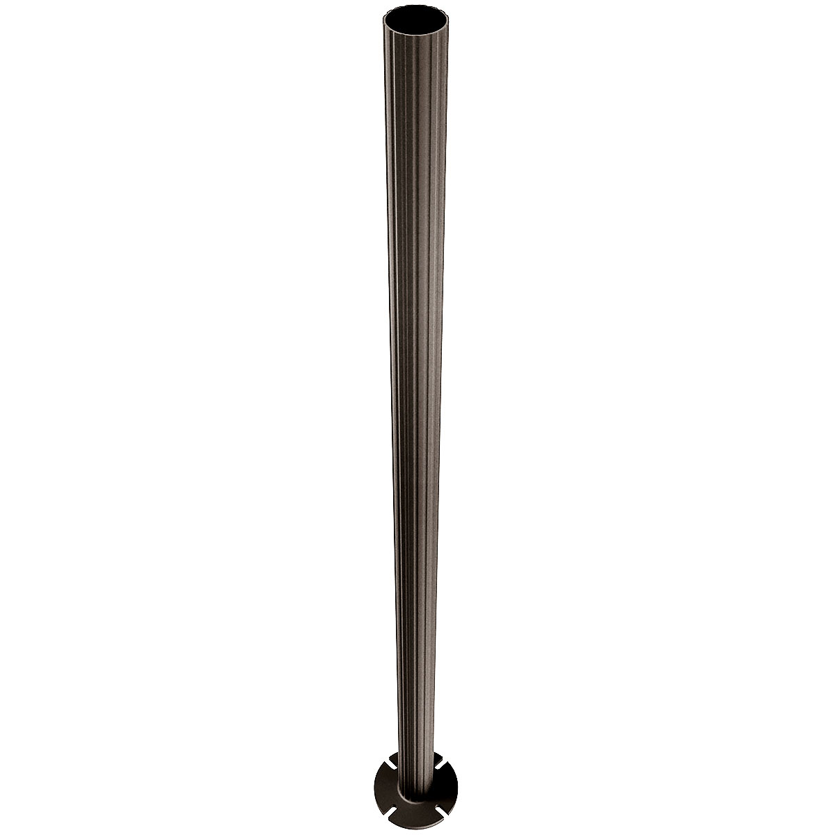 Bolt Down Round Fluted Pole-R